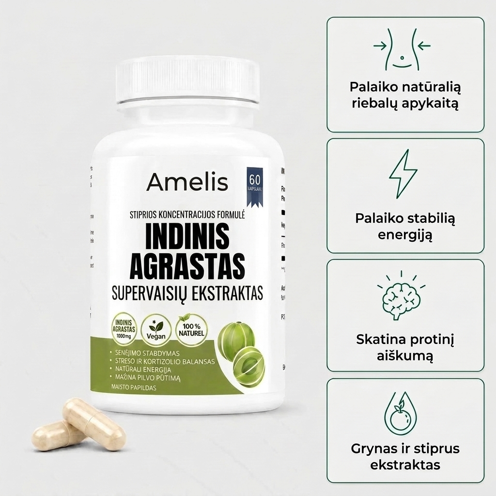 Indický angrešt – superovocné kapsle