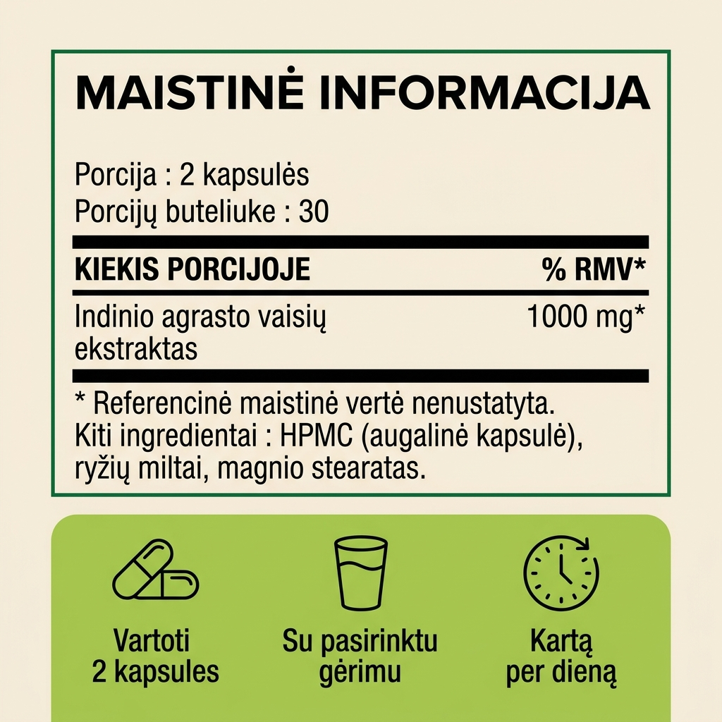 Indický angrešt – superovocné kapsle