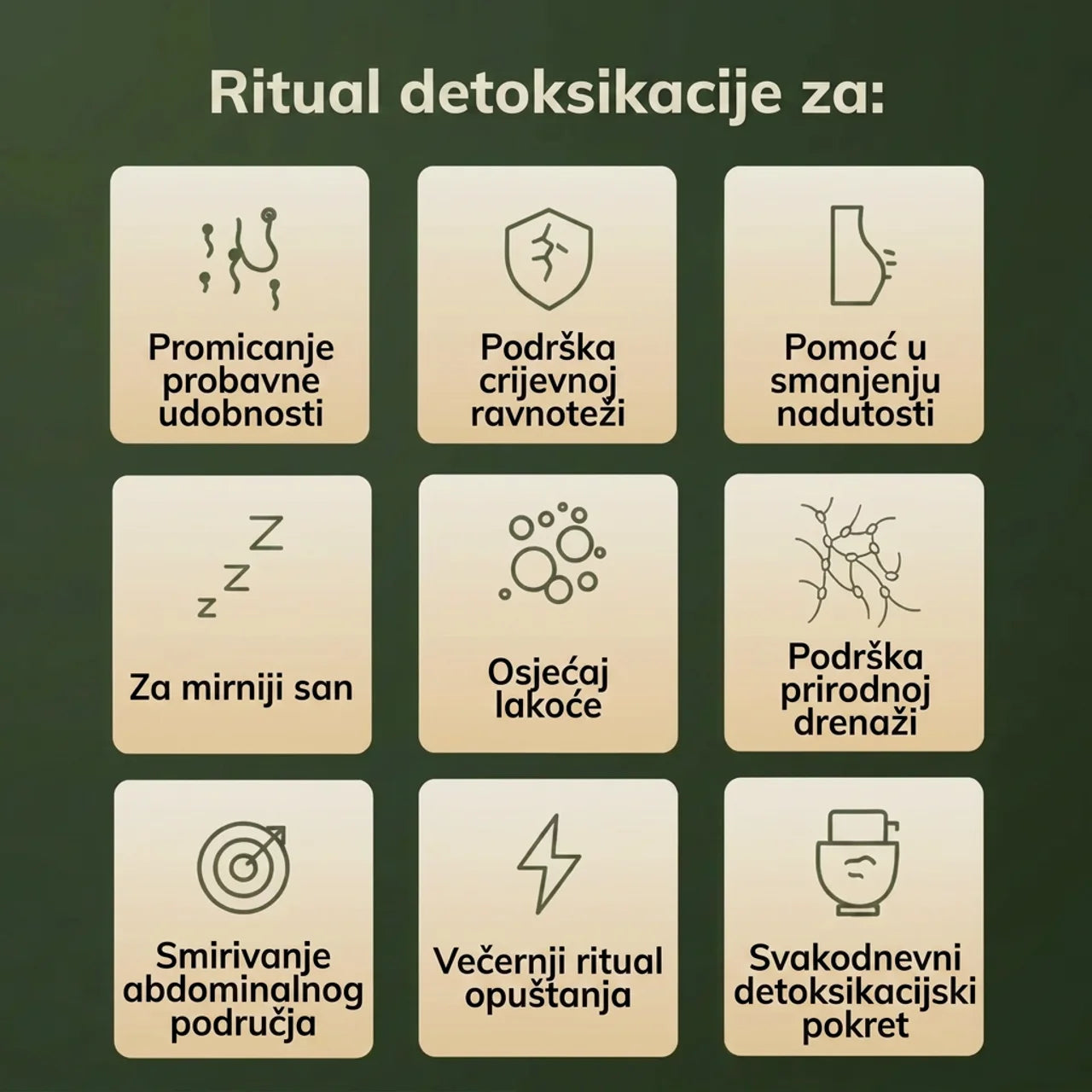 Detoks paket s ricinusovim uljem