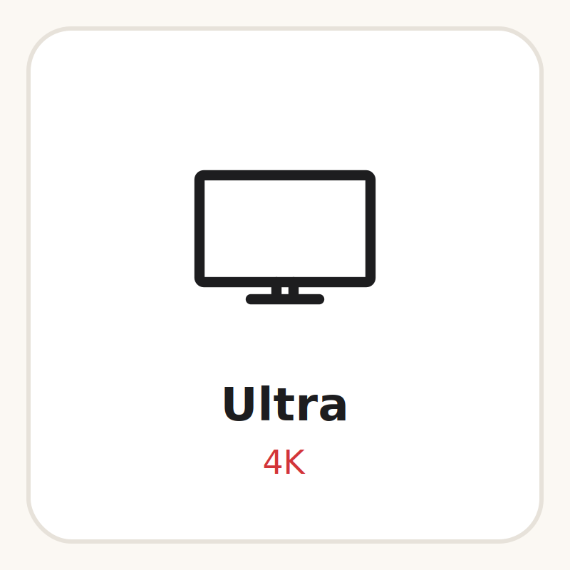 Calitate Ultra 4K